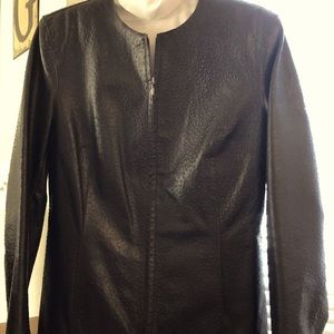 Jacket genuine lambs leather!